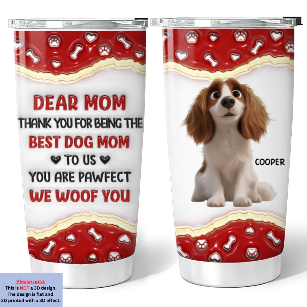 Thank You For Being My Best Family - Personalized Custom 3D Inflated Effect Tumbler