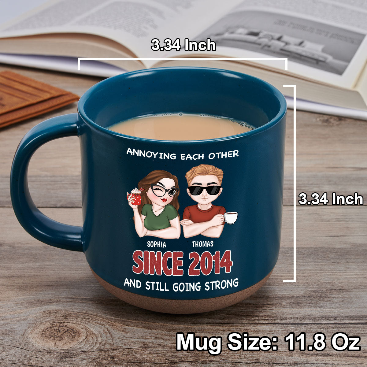 Always You - Personalized Custom Pottery Mug