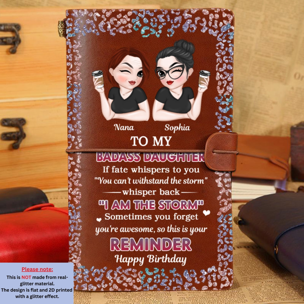 My Brave Granddaughter - Personalized Custom Vintage Journal