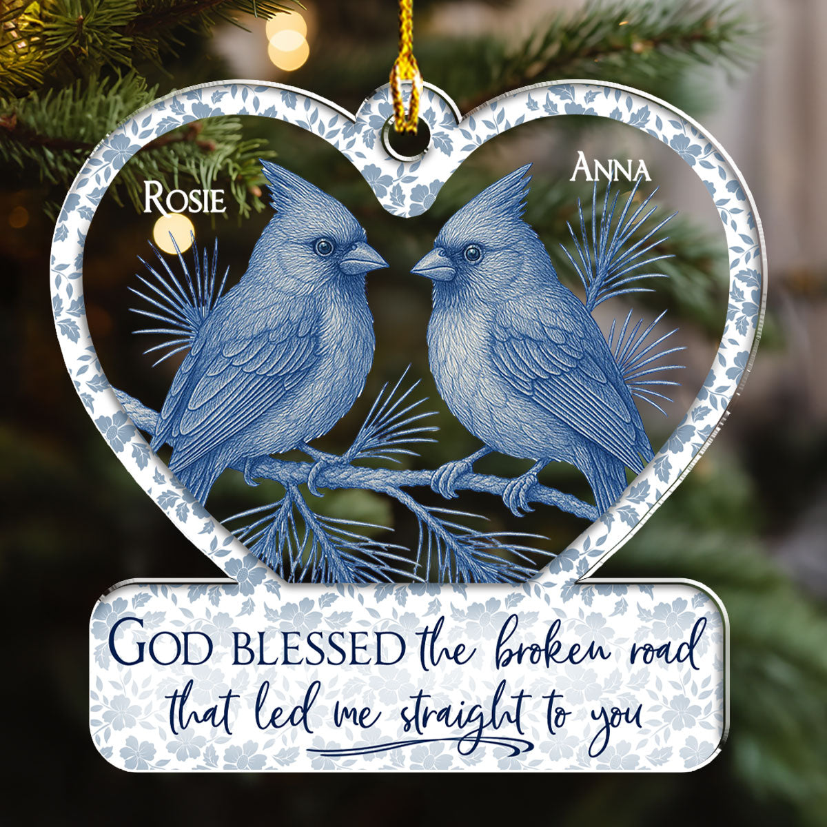 The Year We Became One - Personalized Custom Acrylic Ornament