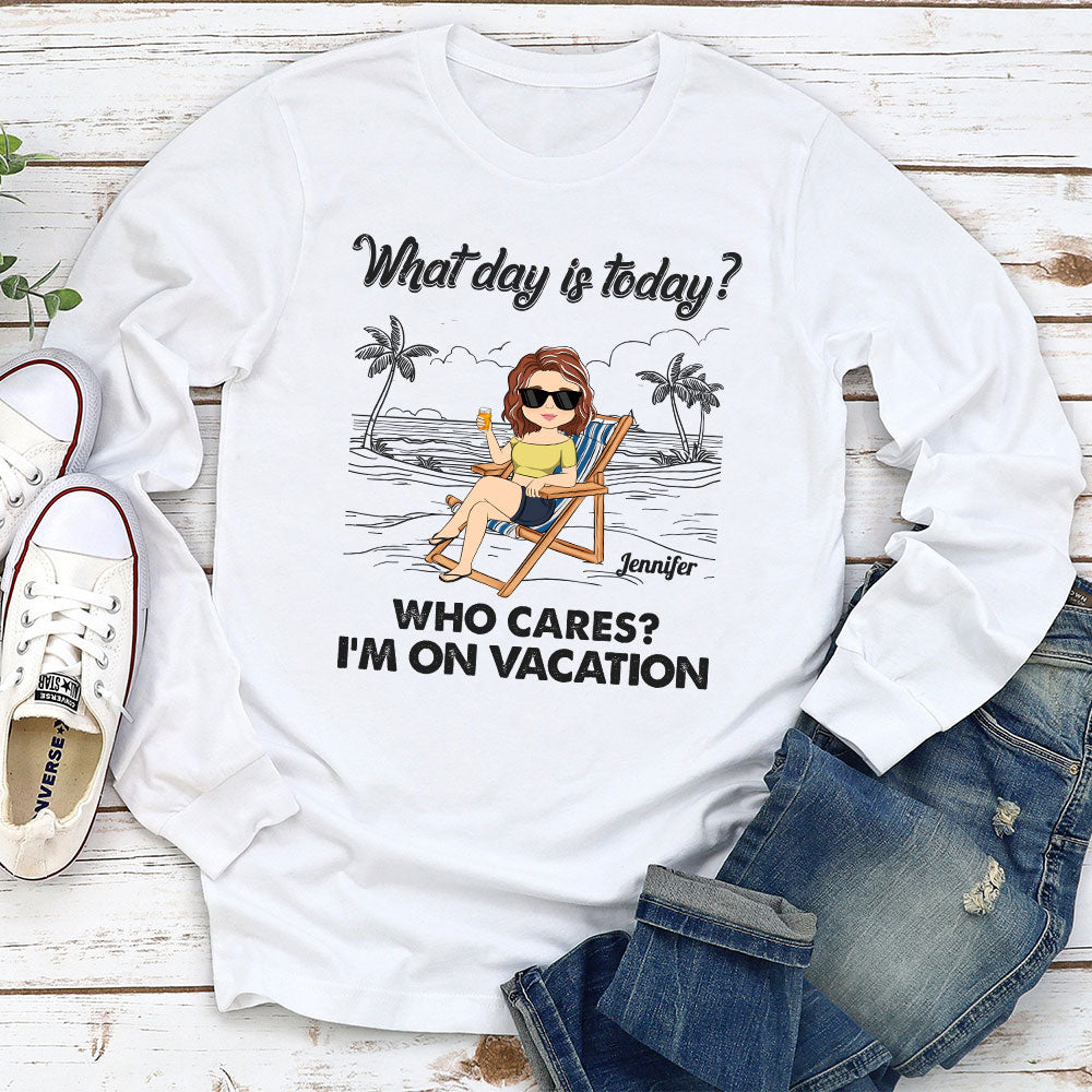 On Vacation - Personalized Custom Shirt