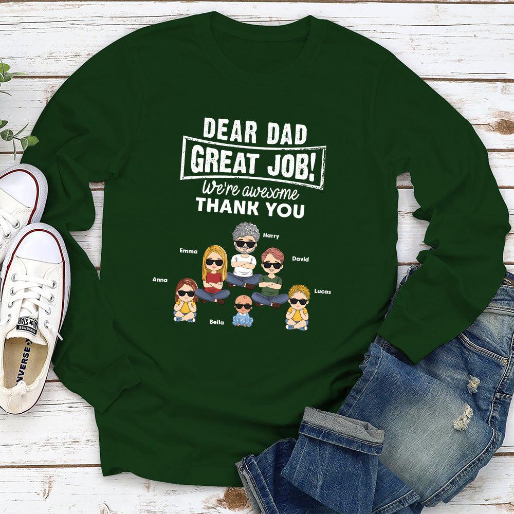Great Job Thank You - Personalized Custom Long Sleeve T-shirt