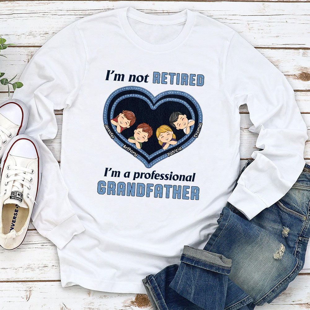 I Am A Professional Grandpa - Personalized Custom Shirt