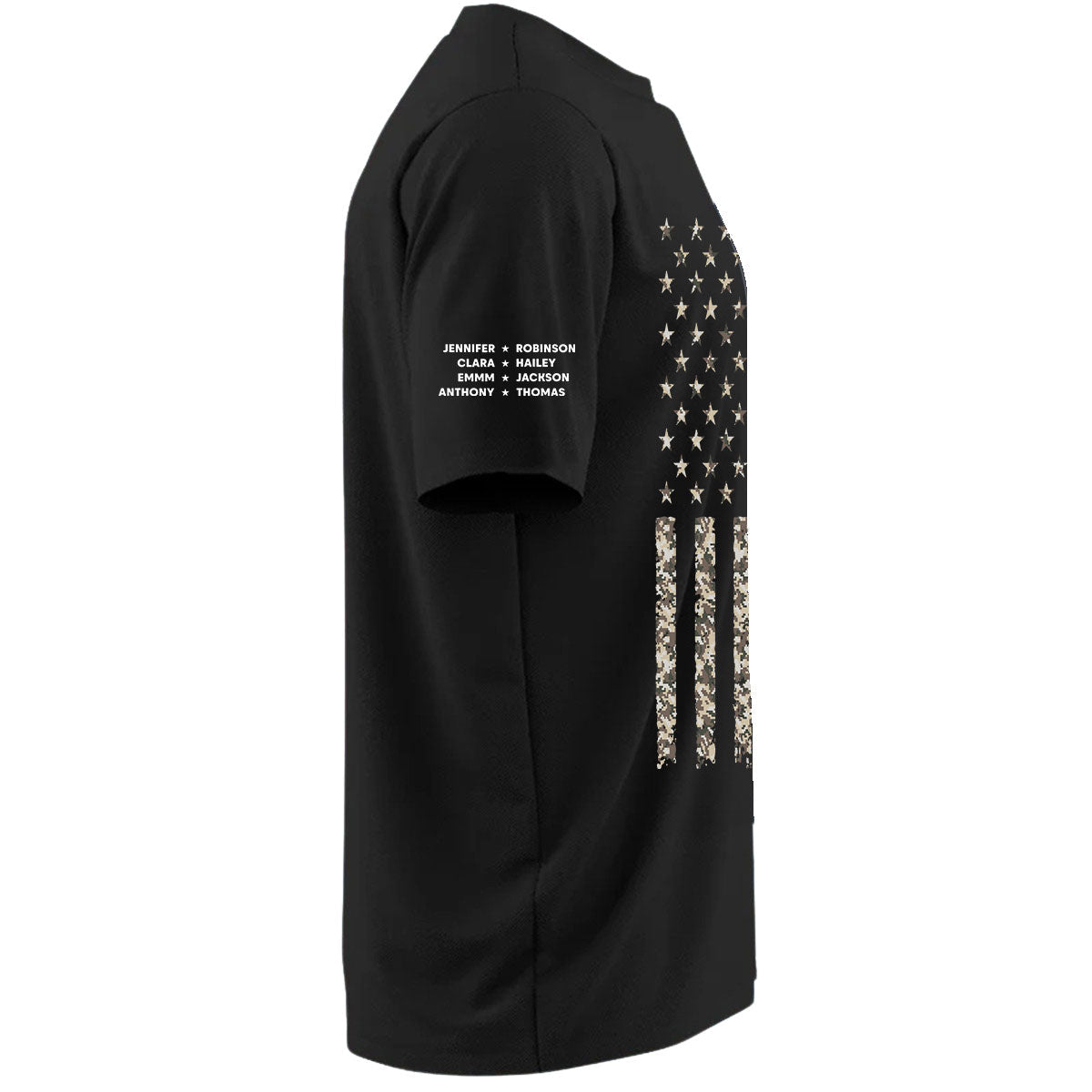 The Legend Daddy Papa - Personalized Custom Shirt With Design On Sleeve