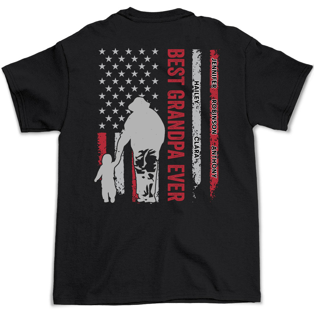 Best Grandpa Ever - Personalized Custom Shirt