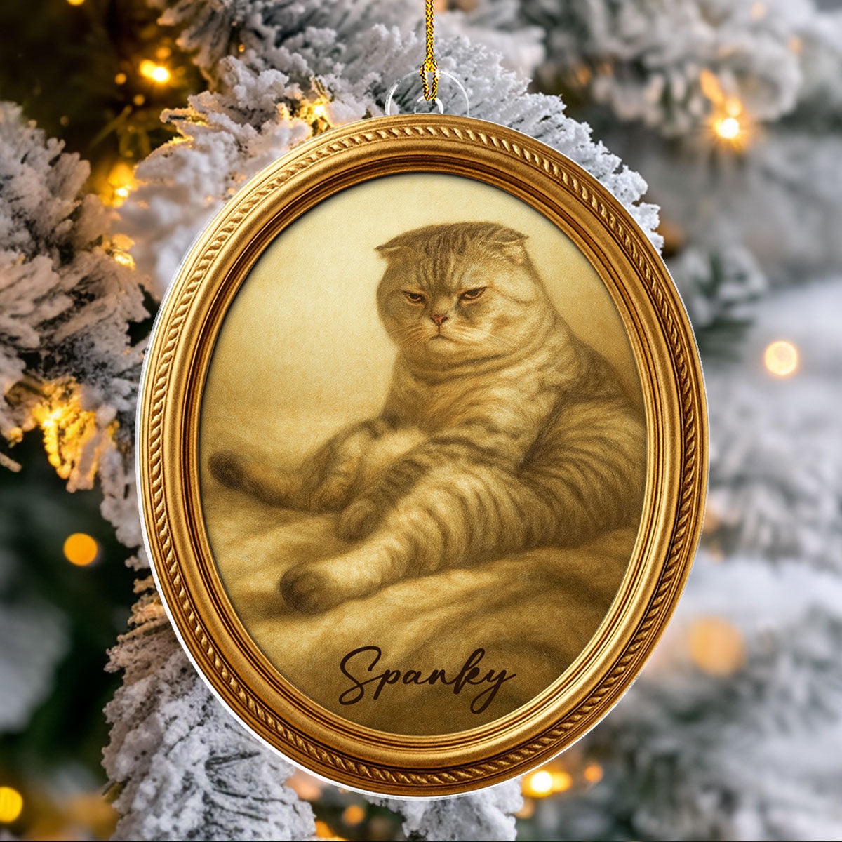 Paws In Heaven - Personalized Custom Acrylic Ornament
