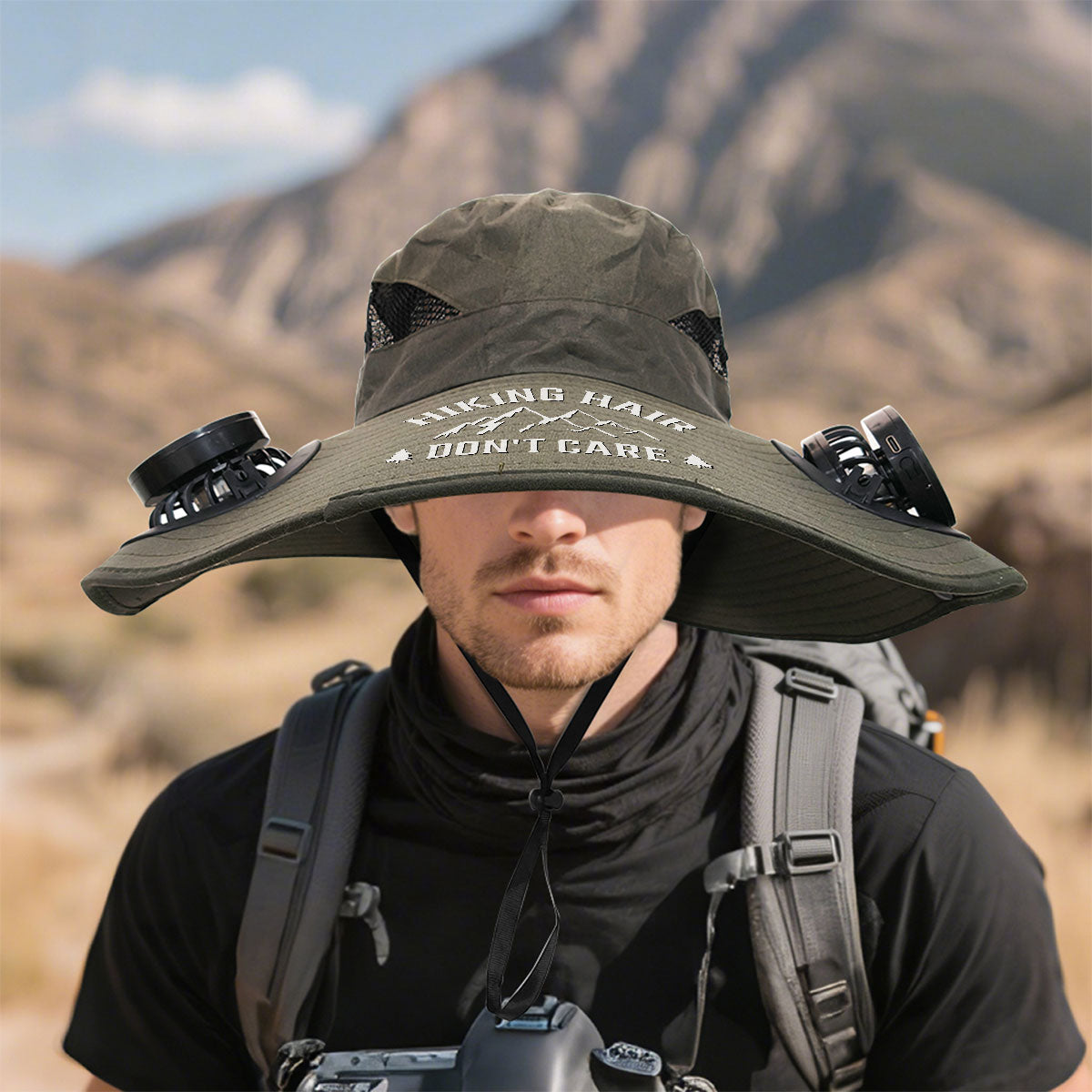 Hiking hair - Personalized Custom Solar Fan Hat