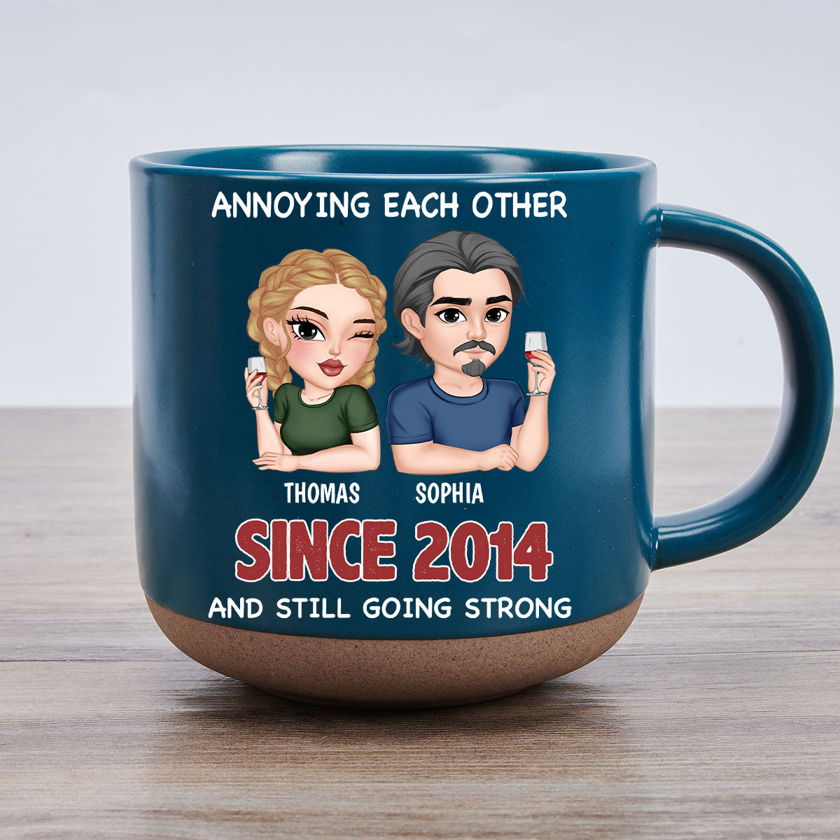 You Are My Heart - Personalized Custom Pottery Mug