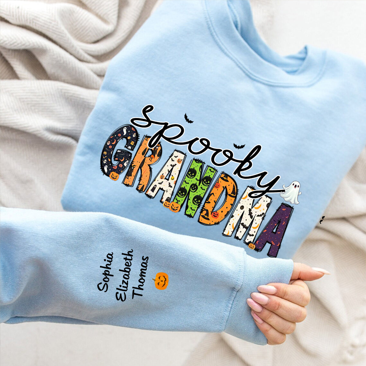 Spooky Grandma - Personalized Custom Sweatshirt