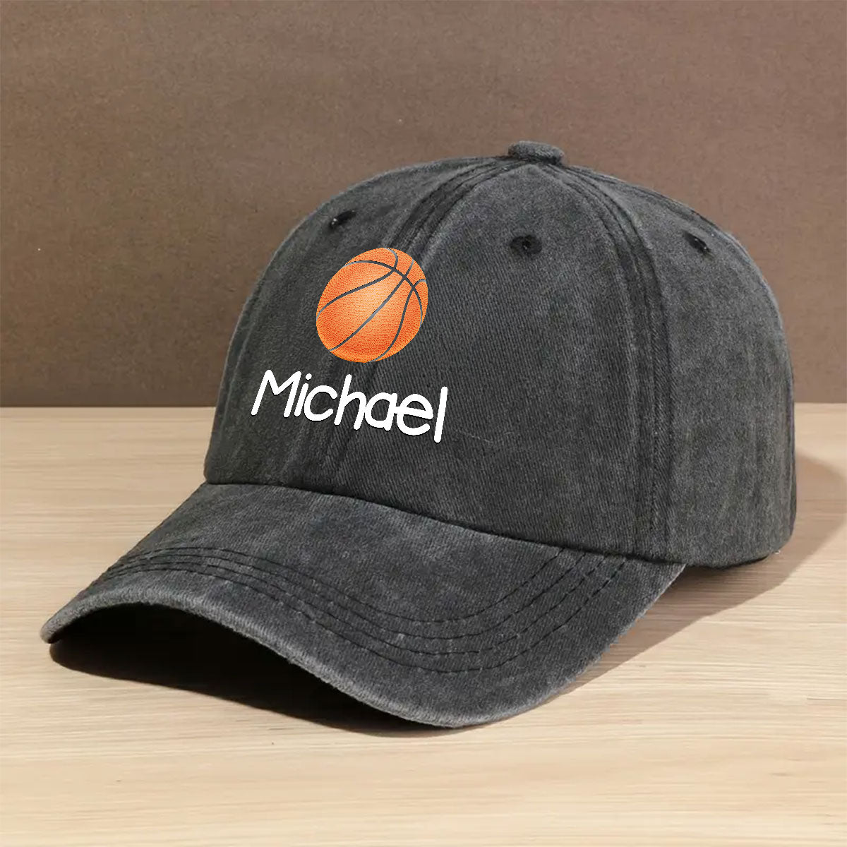 The Winner - Personalized Custom Vintage Washed Denim Cap