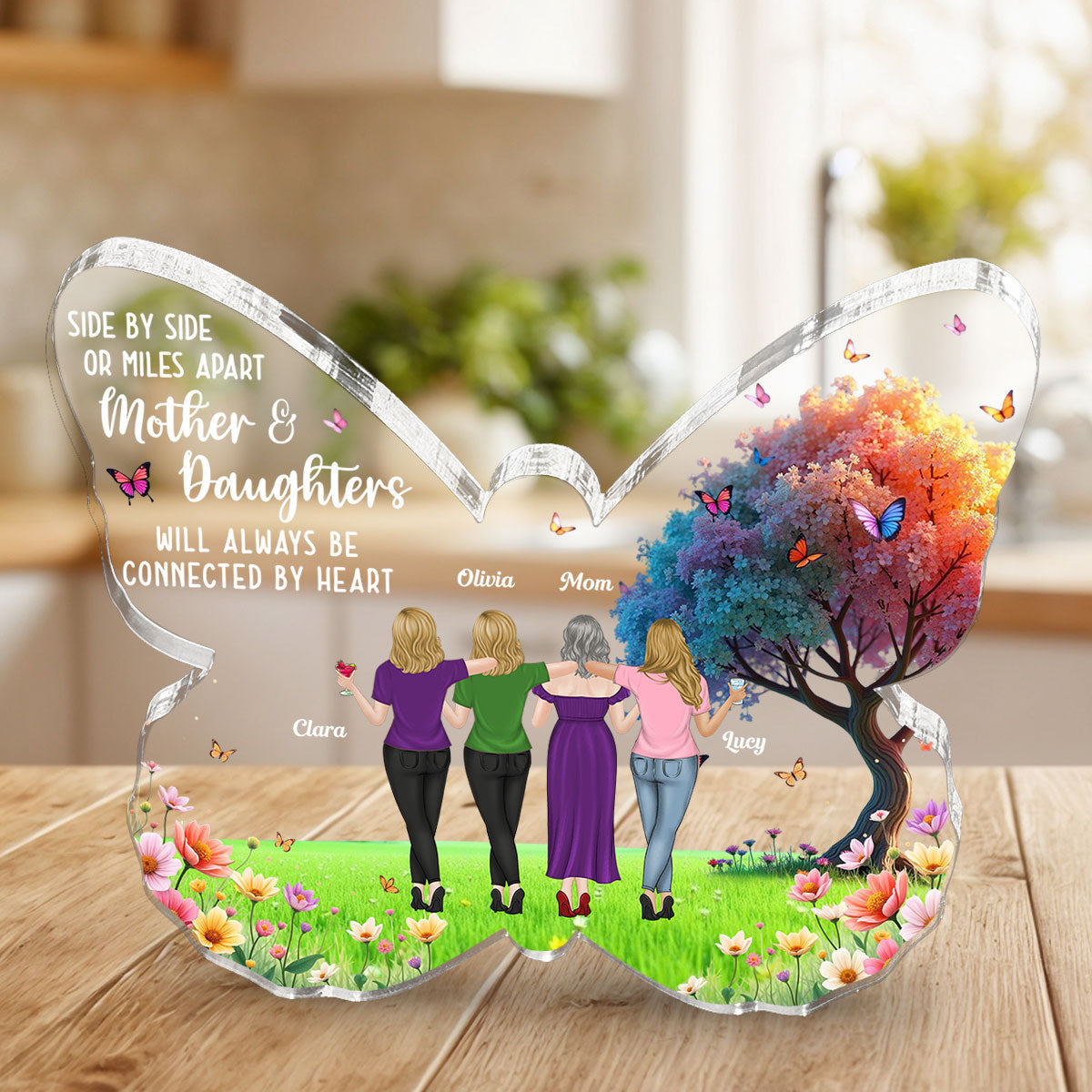 Side By Side - Personalized Custom Acrylic Plaque