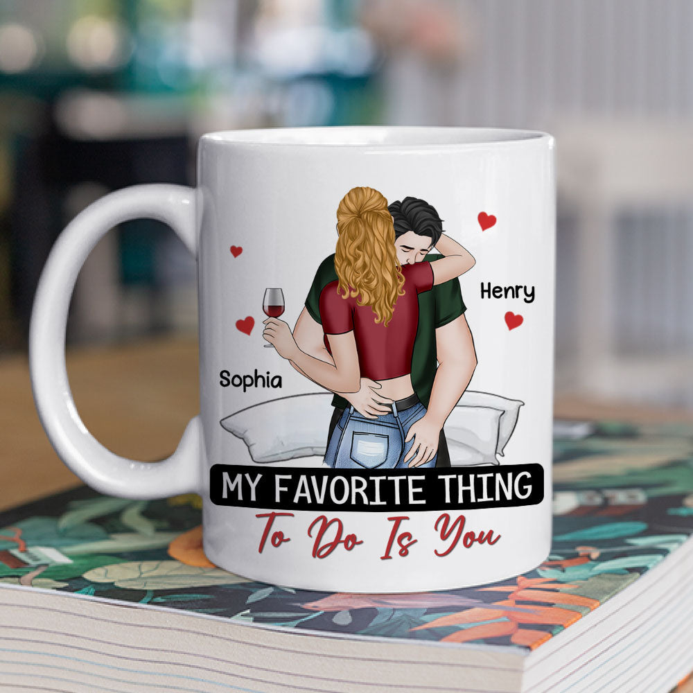 It Started With A Message - Personalized Custom Coffee Mug