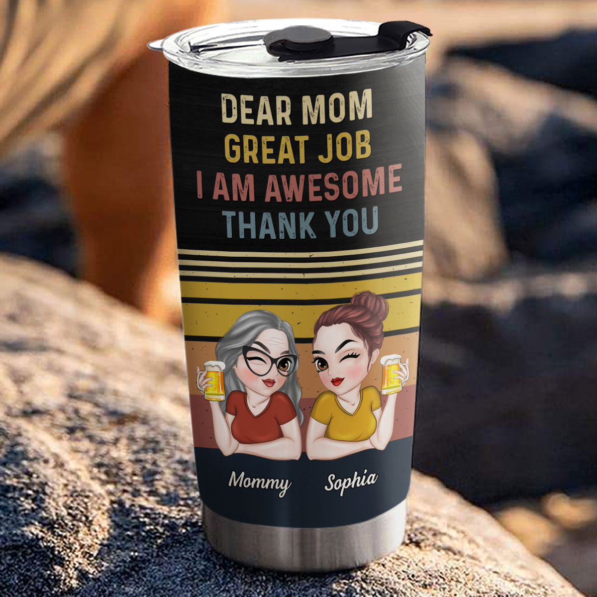 I Am Awesome Thank You - Personalized Custom Tumbler