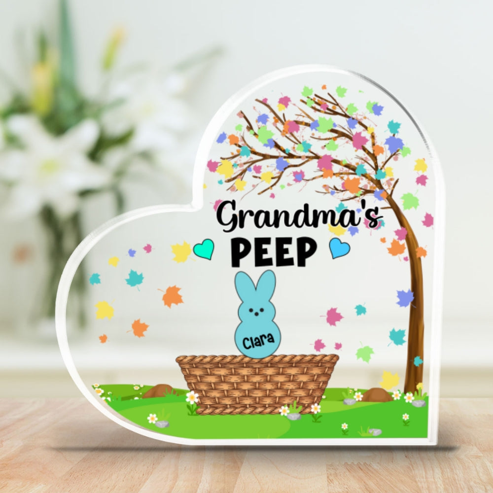 Bunny Peep - Personalized Custom Acrylic Plaque