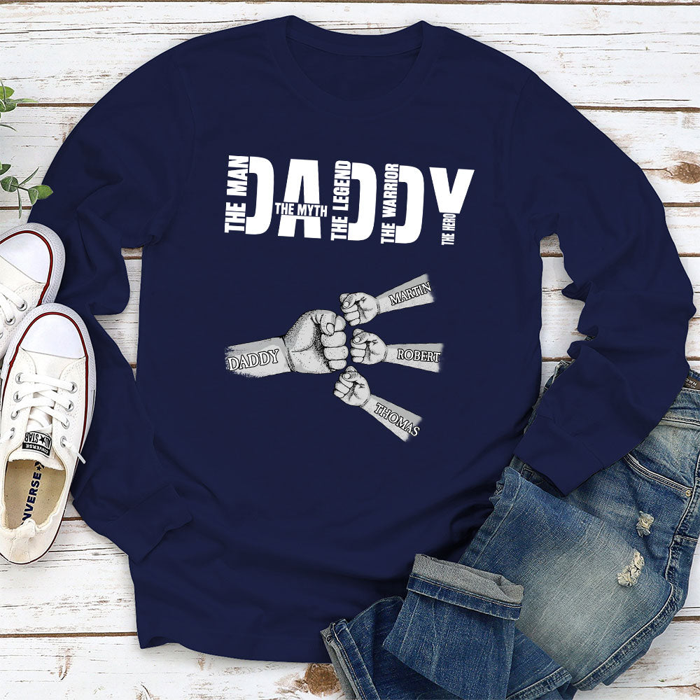 Dad The Man The Myth The Legend - Personalized Custom Shirt