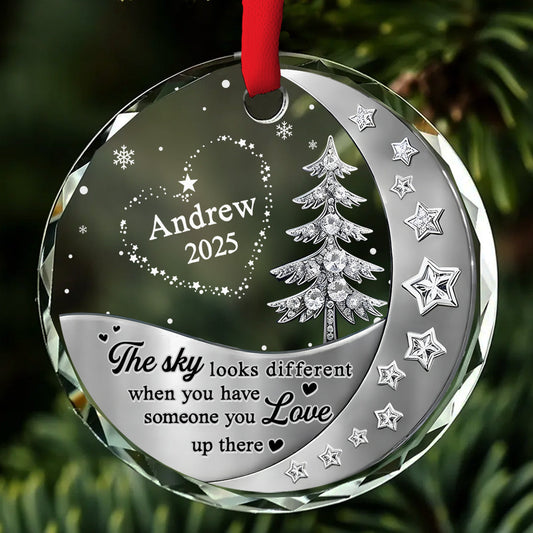 Not The Same Sky - Personalized Custom 3D Effect Glass Ornament