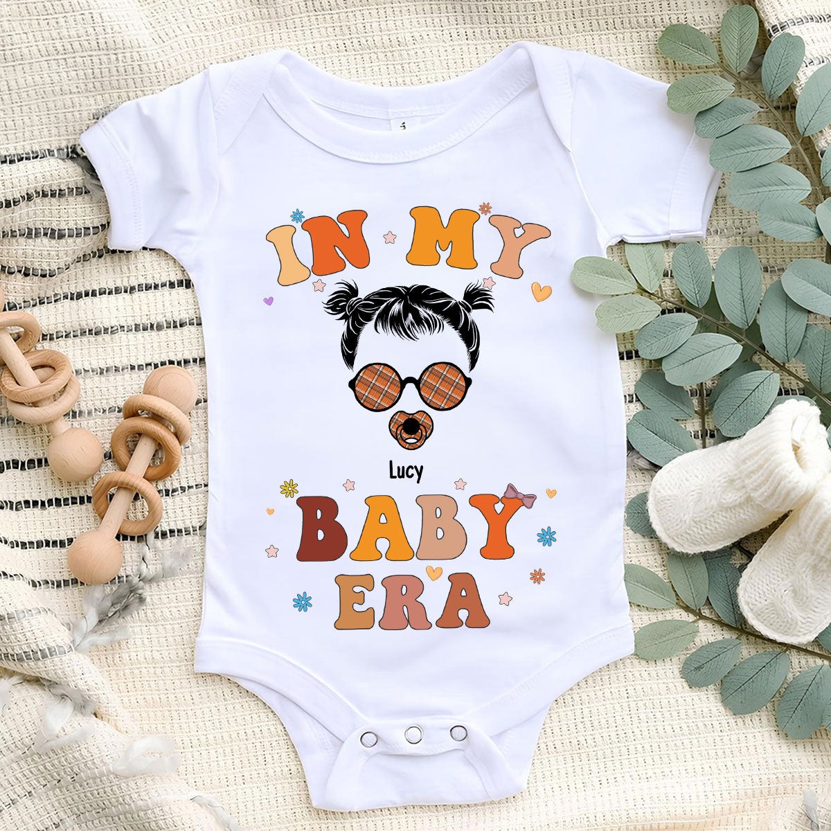 In My Baby Era - Personalized Custom Onesie
