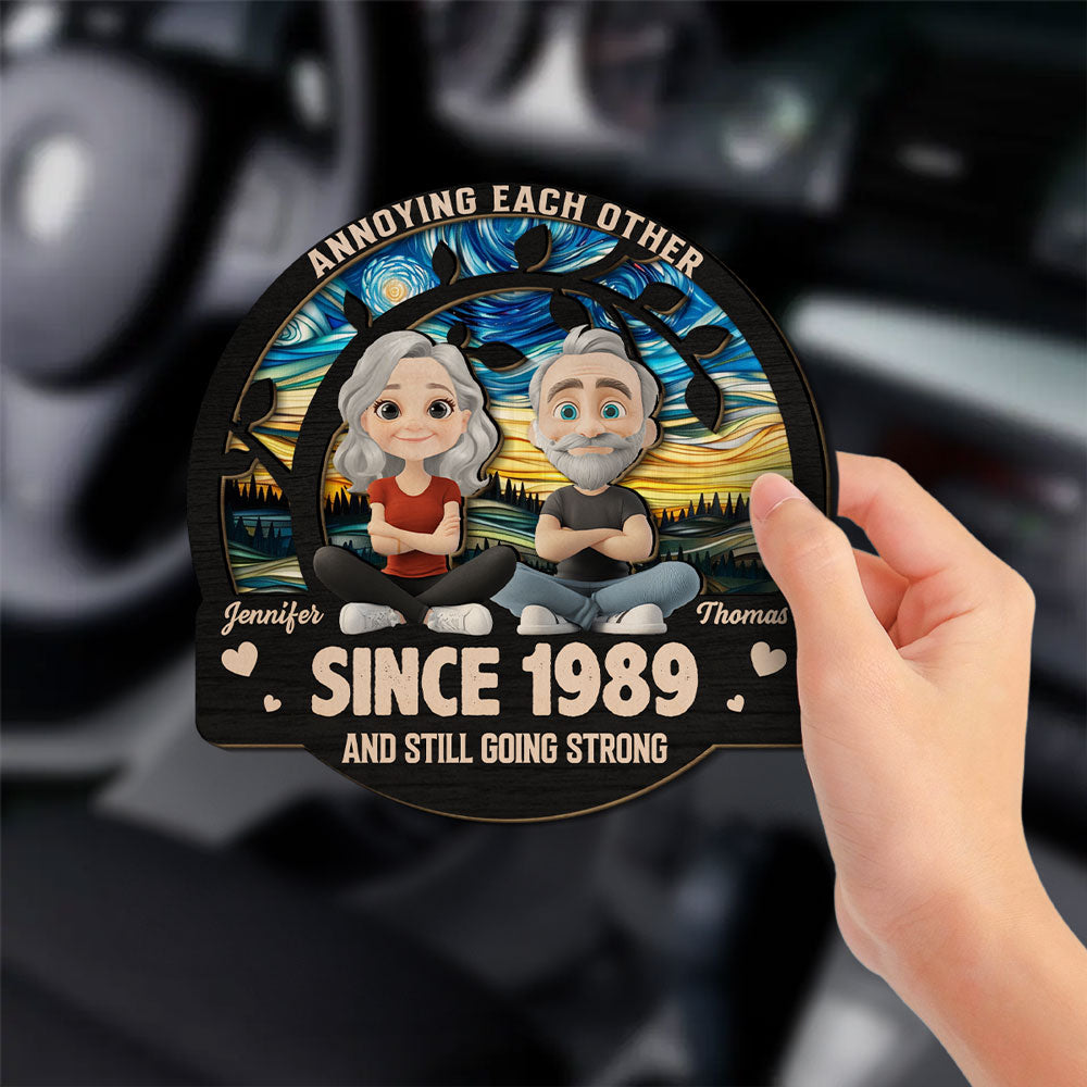 Love You Forever - Personalized Custom Car Visor Clip