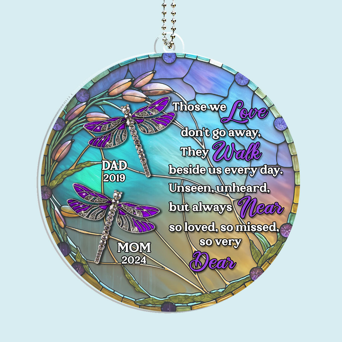 Unseen Unheard But Always Near - Personalized Custom Car Ornament