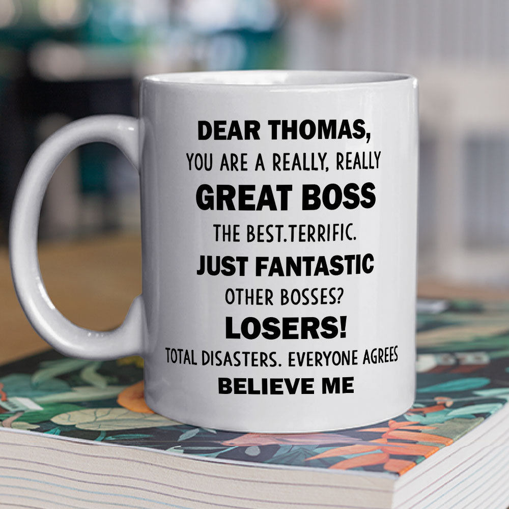 Great Boss - Personalized Custom Coffee Mug