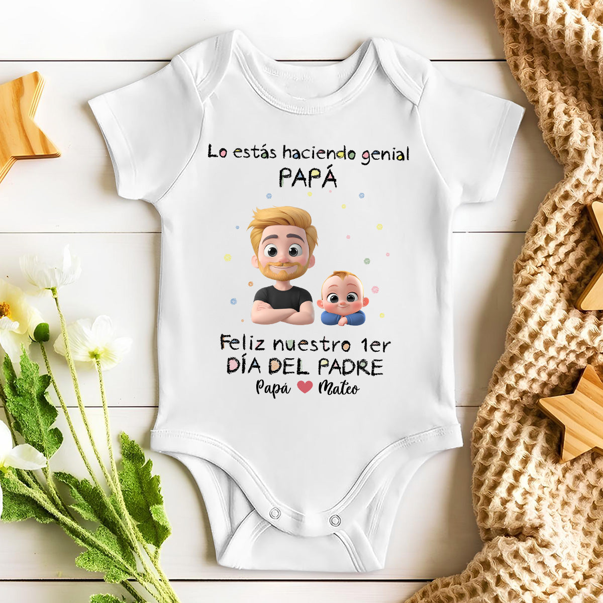 Lo Estás Haciendo Genial - Body Personalizado para Bebé