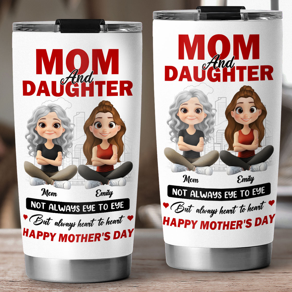 We May Disagree Love Stays Strong - Personalized Custom Tumbler