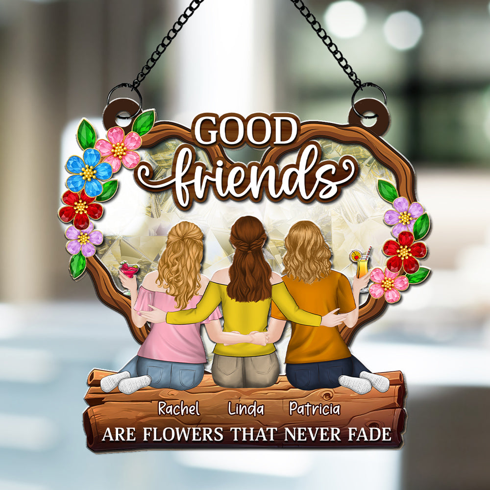 Flowers That Never Fade - Personalized Custom Suncatcher