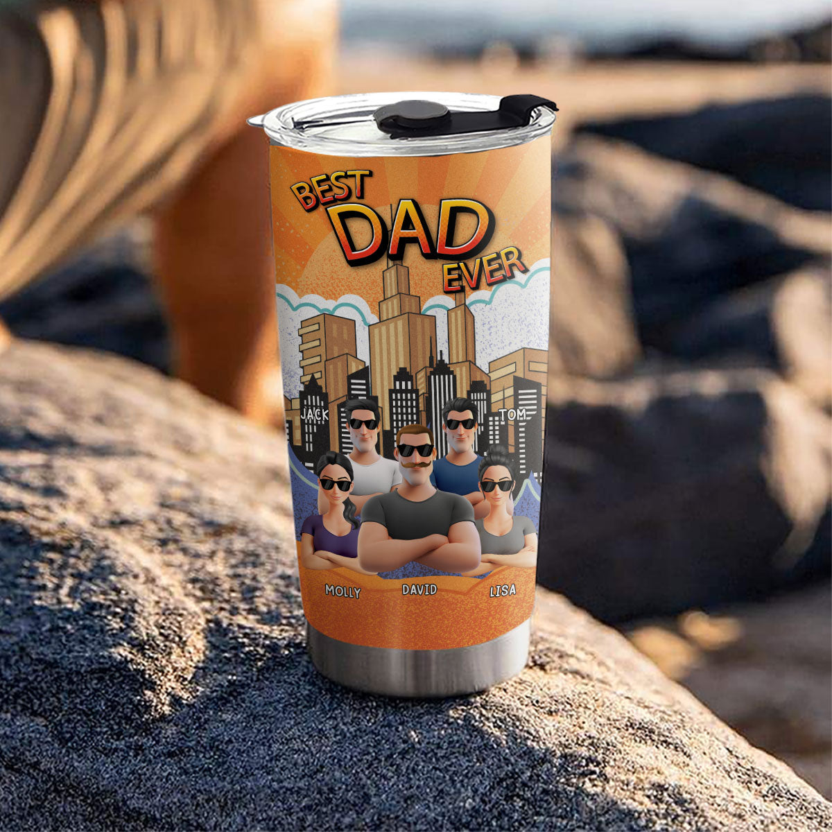 Super Daddy - Personalized Custom Tumbler