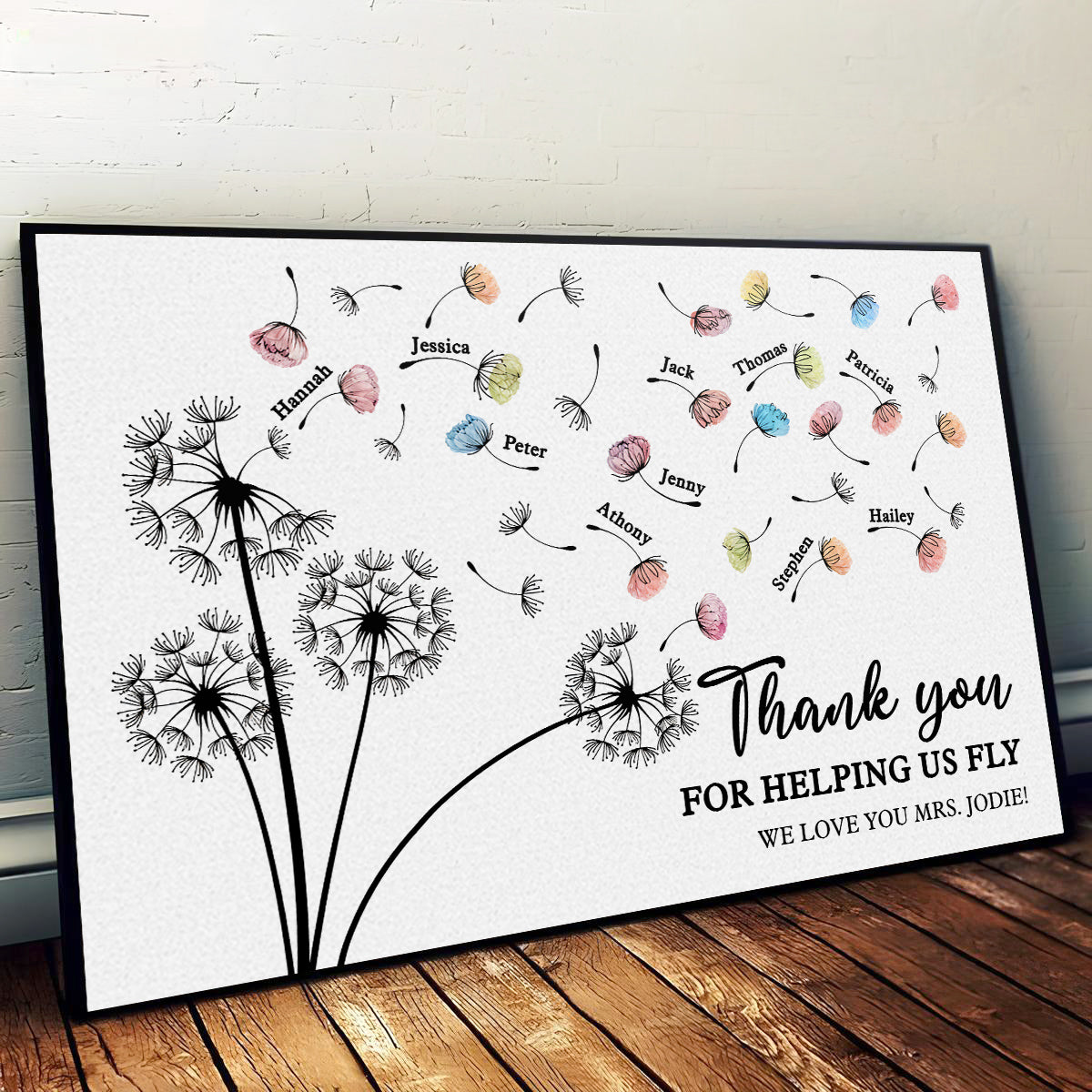 Thank You For Guiding Us - Personalized Custom Poster