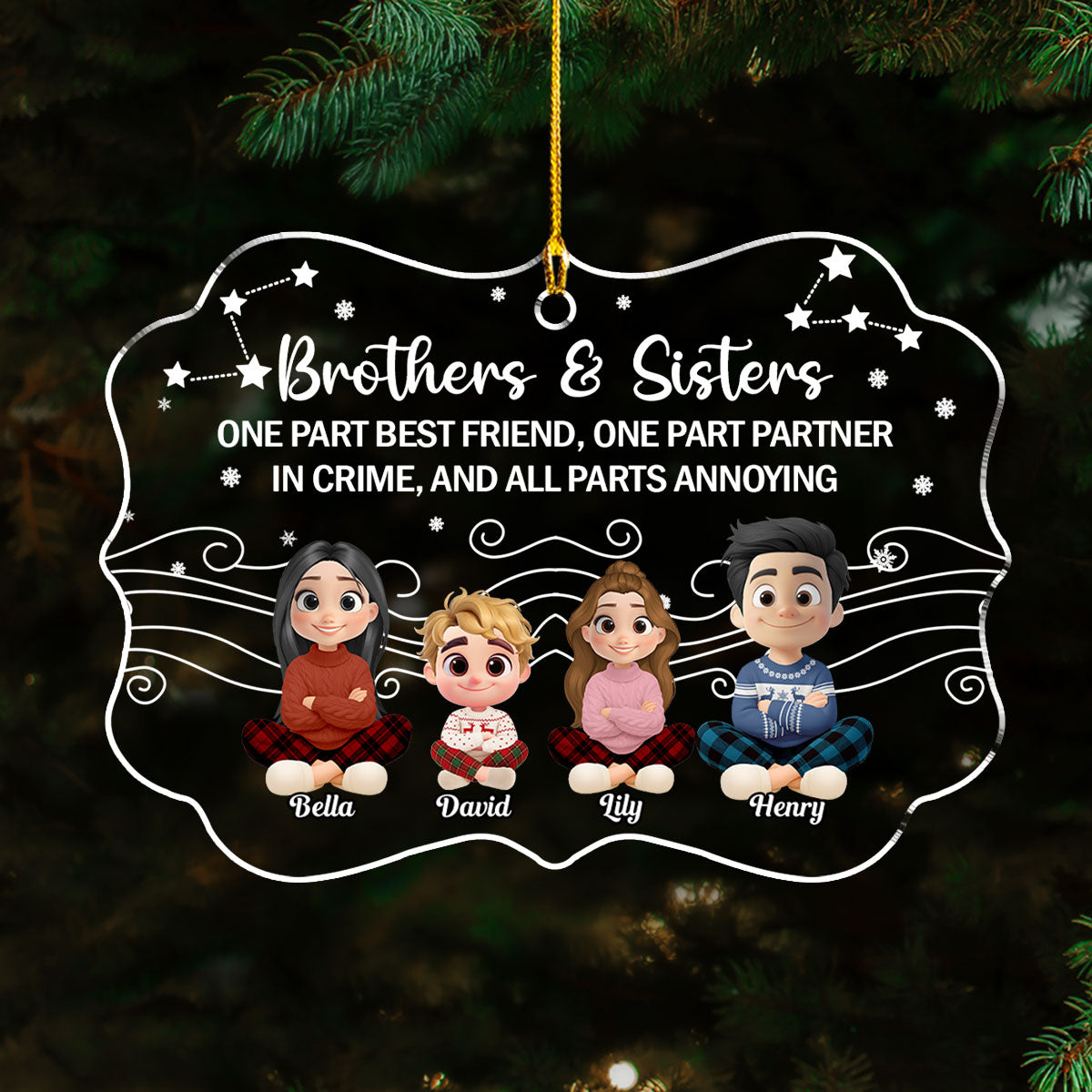 Annoying But Always My Person - Personalized Custom Acrylic Ornament