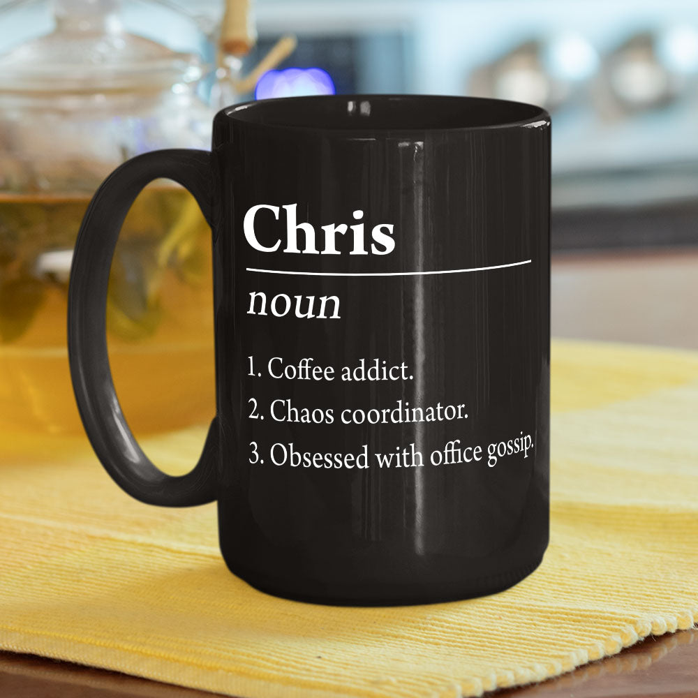 Custom Name Definition - Personalized Custom Coffee Mug