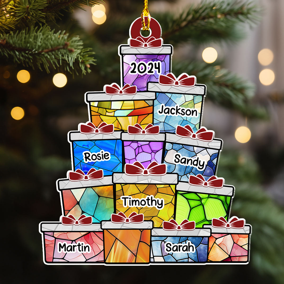 Enjoy Christmas Together - Personalized Custom Acrylic Ornament