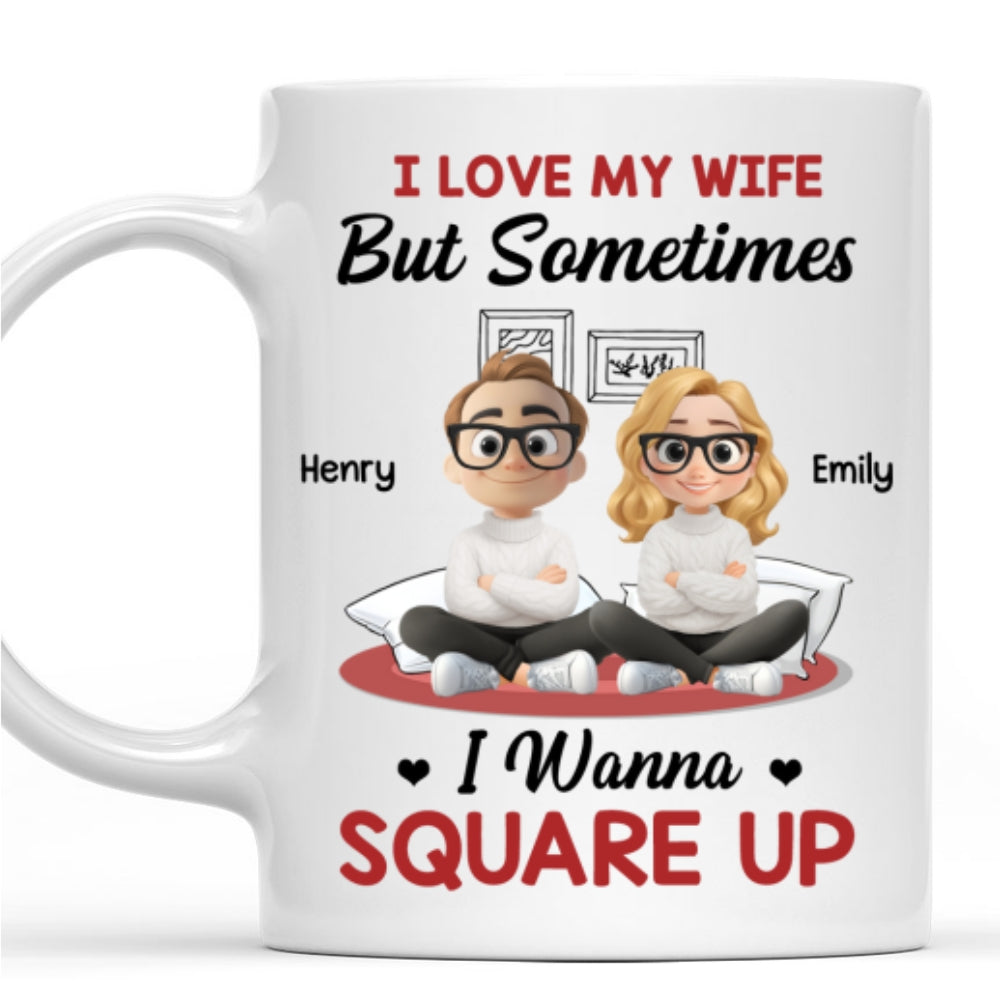 My Wife My Beautiful Headache - Personalized Custom Coffee Mug