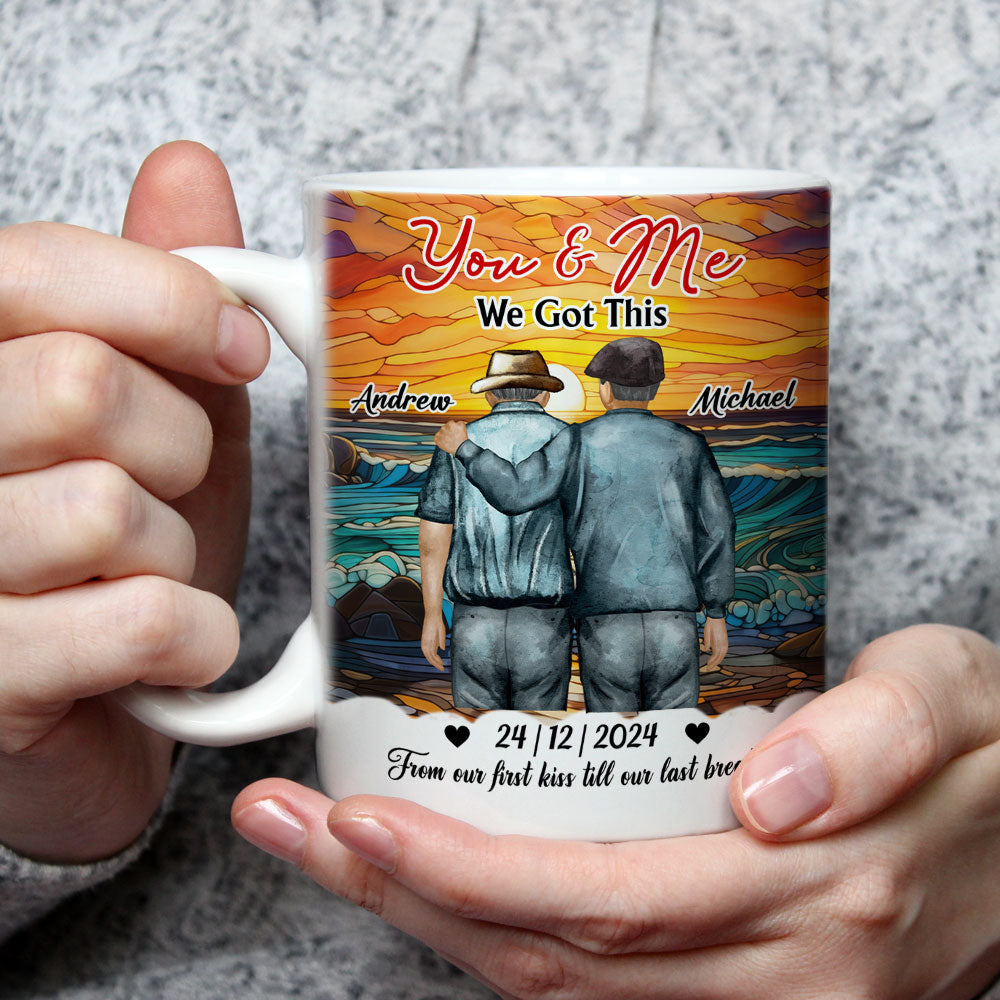 From Our First Kiss - Personalized Custom Coffee Mug