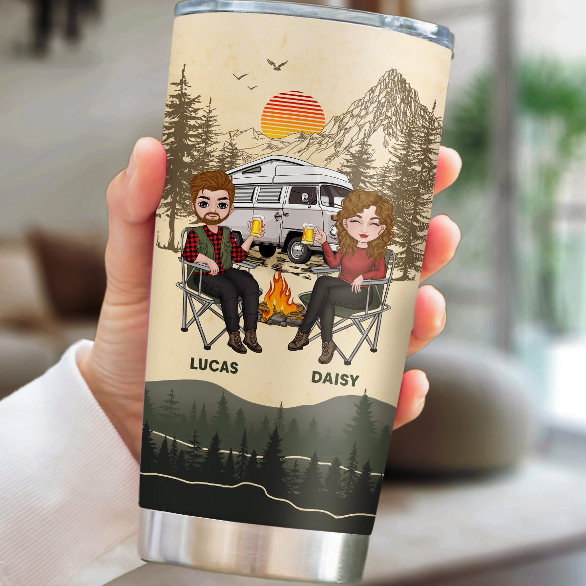 Camping Partners - Personalized Custom Tumbler