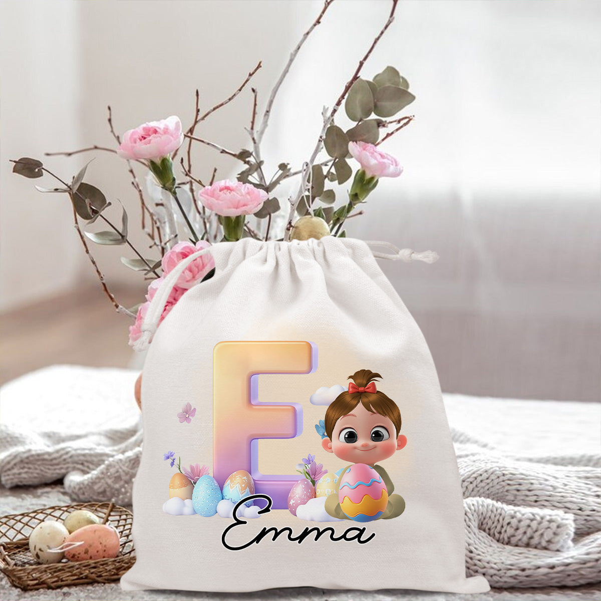 Eggs-tra Happy Easter - Personalized Custom Favor Bag