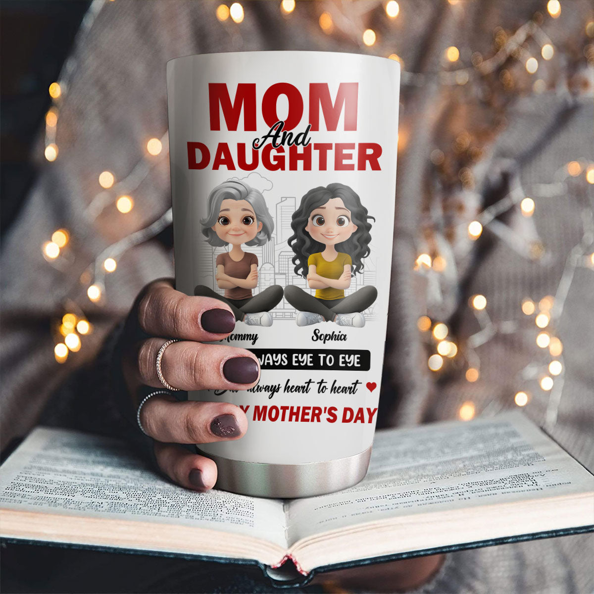 We May Disagree Love Stays Strong - Personalized Custom Tumbler