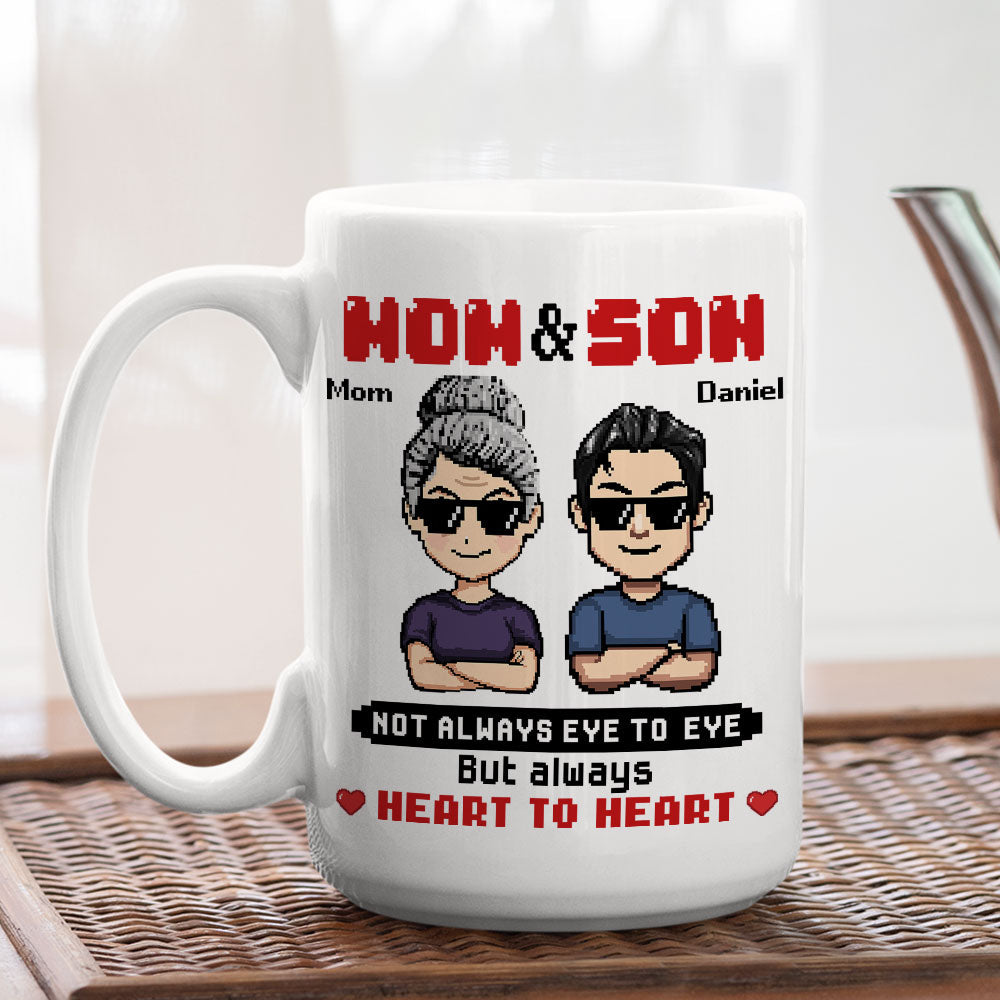 Different Views Same Love - Personalized Custom Coffee Mug