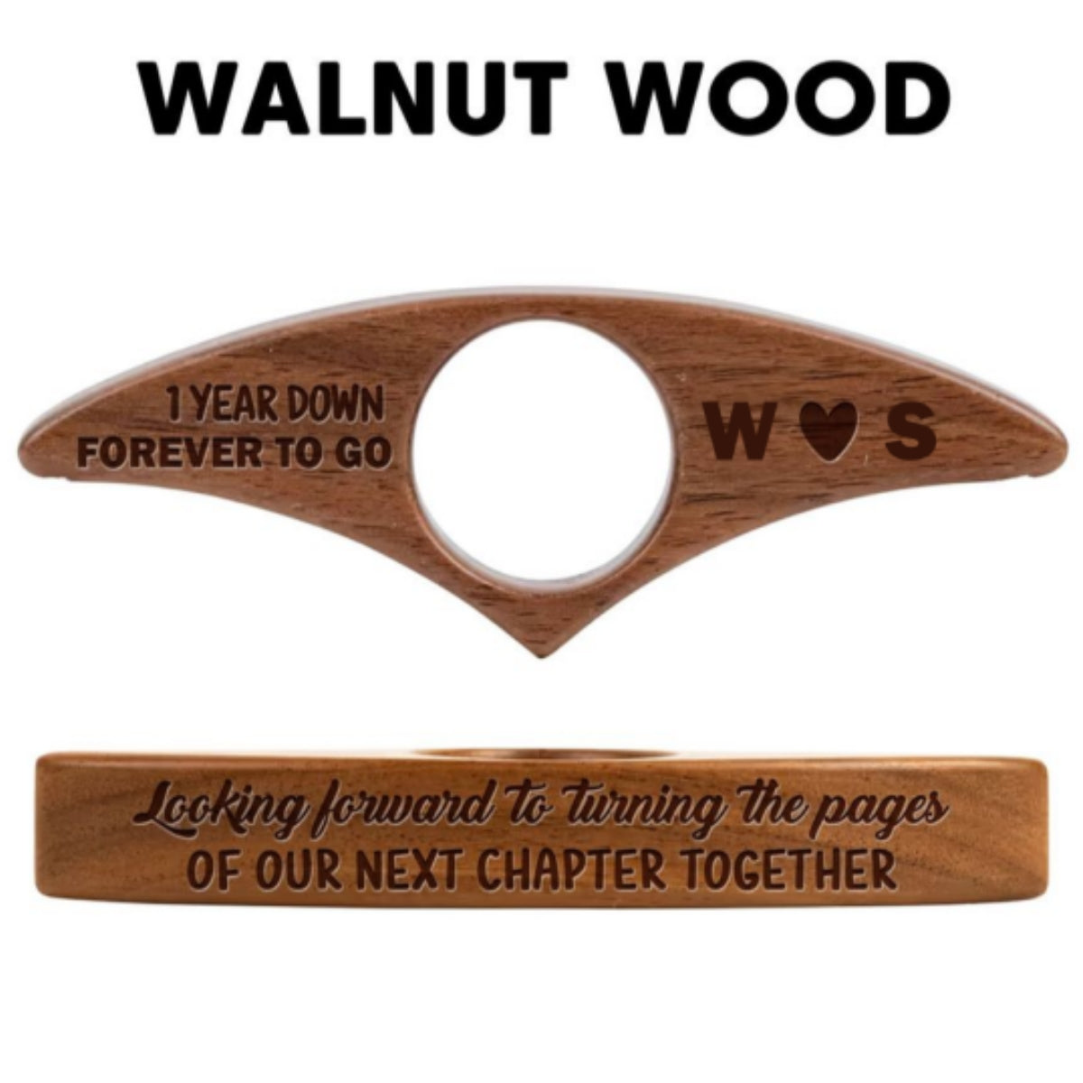 Our Next Chapter Together - Personalized Custom Book Page Holder