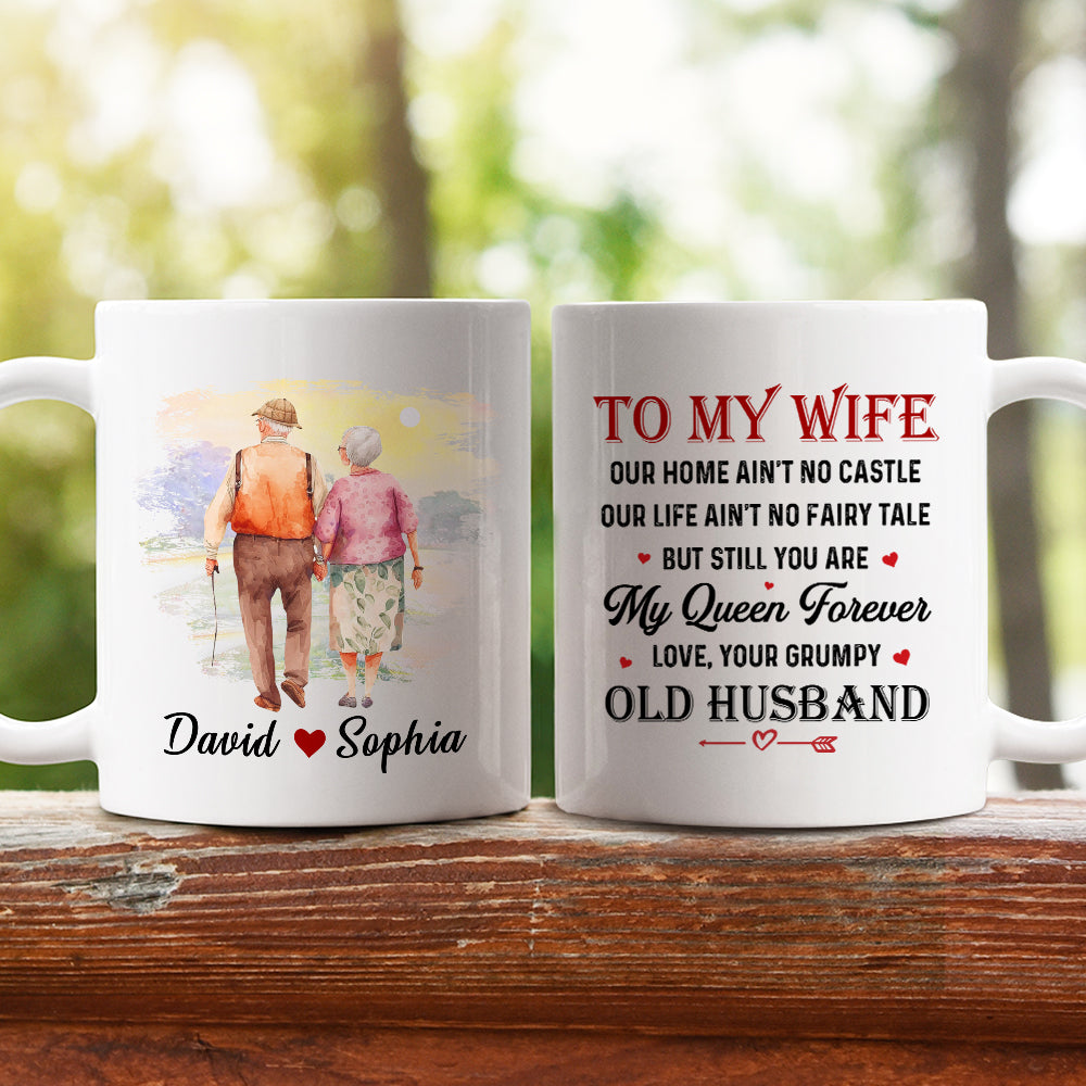 You Are My Queen - Personalized Custom Coffee Mug