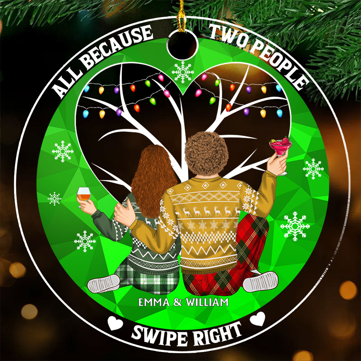 Of All The Weird Things - Personalized Custom Acrylic Ornament