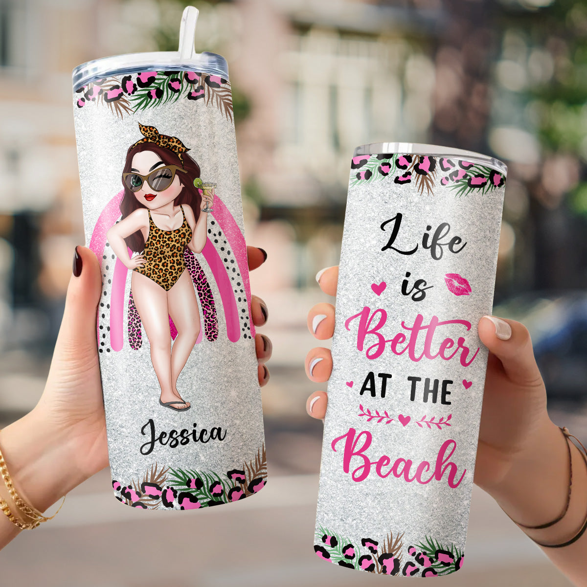 Better Life - Personalized Custom Skinny Tumbler