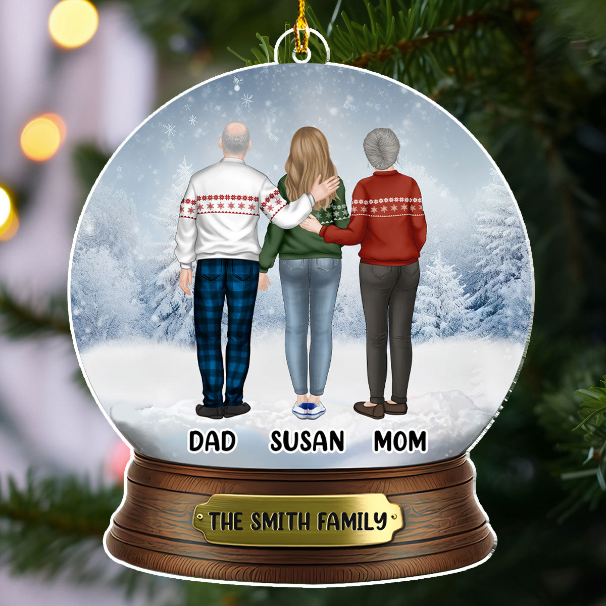 The Family - Personalized Custom Acrylic Ornament