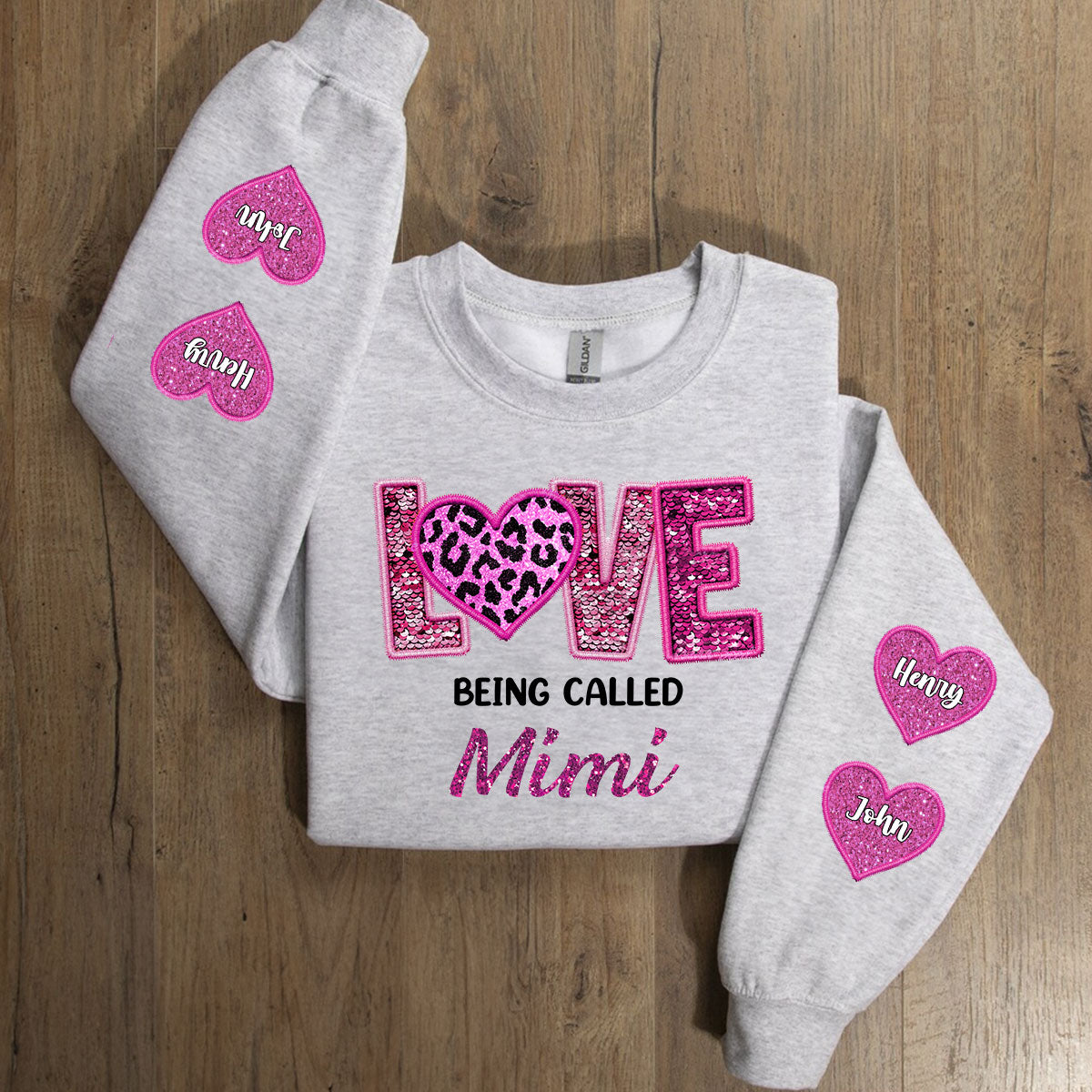 Love Being Called Grandma - Personalized Custom Sweatshirt