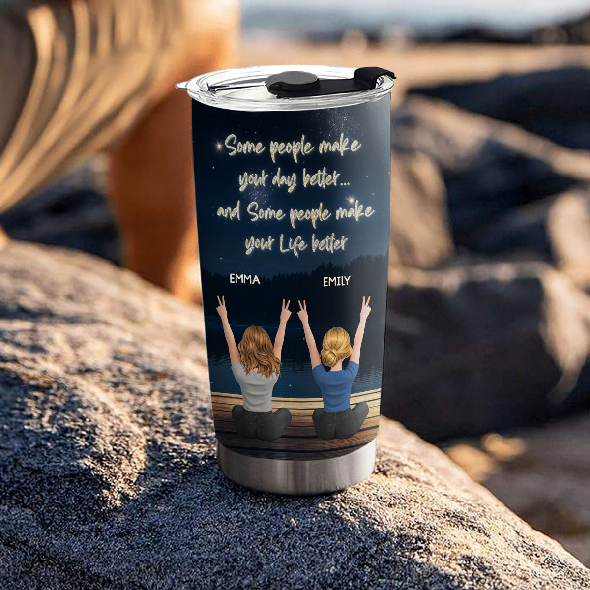 Better With You - Personalized Custom Tumbler