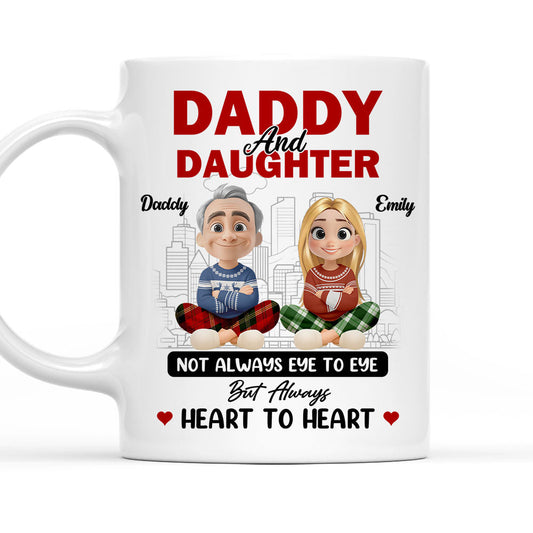 Our Hearts Always Beat Together - Personalized Custom Coffee Mug