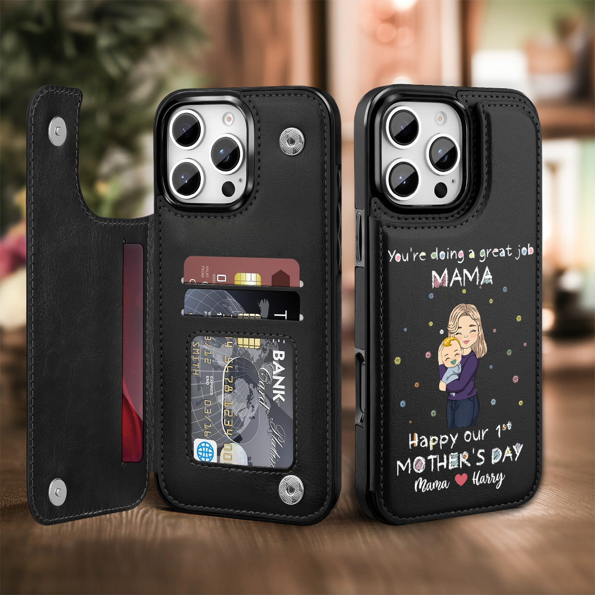 You Are Doing A Great Job - Personalized Custom Leather Phone Case