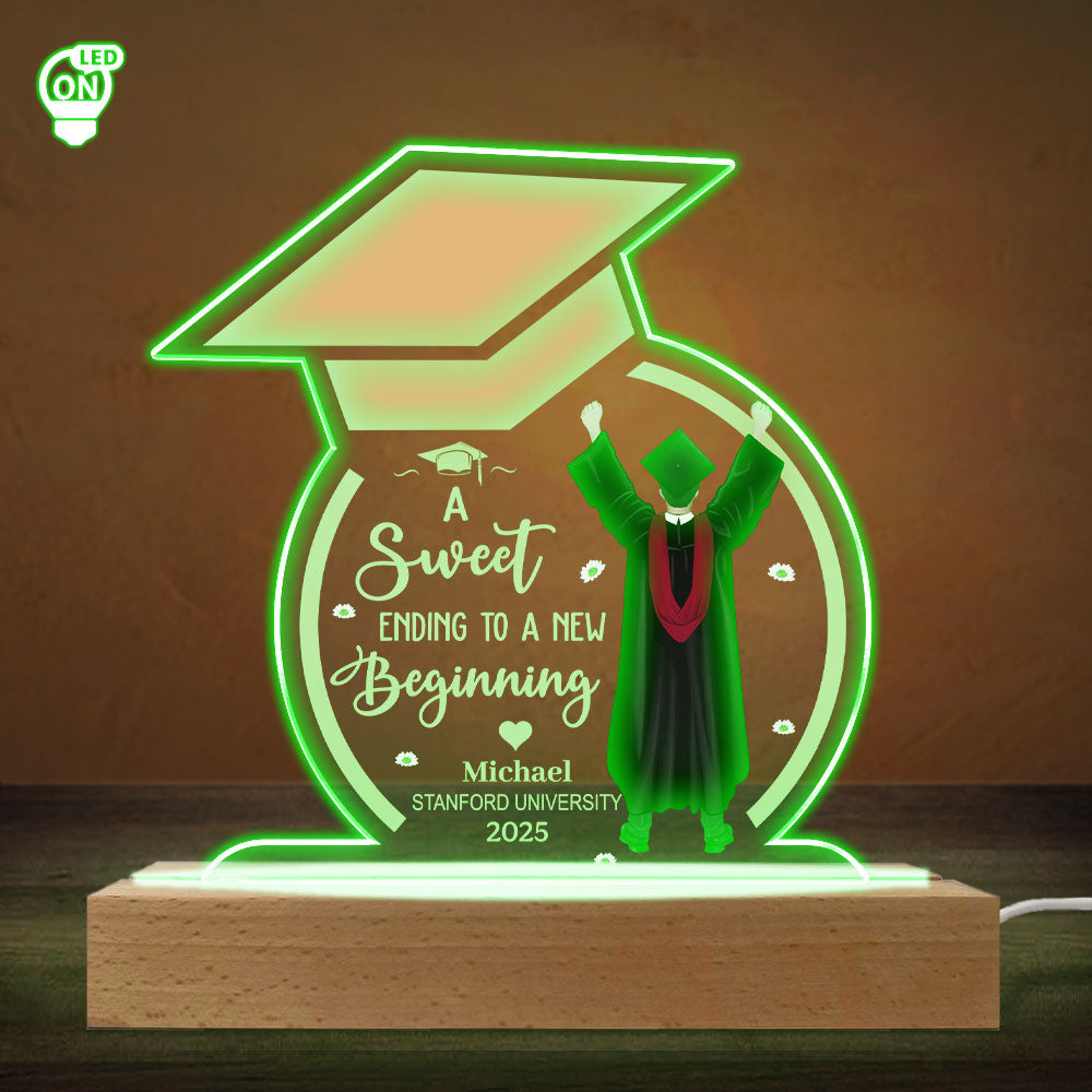 A Sweet Ending - Personalized Custom LED Light