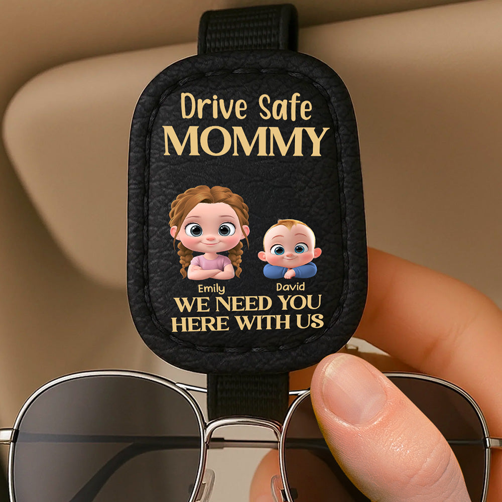 Your Safety Is Everything To Me - Personalized Custom Sunglasses Holder For Car Visor