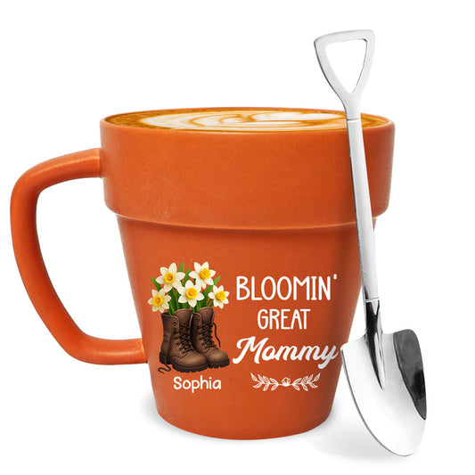 Simply The Best Mom - Personalized Custom Plant Pot Mug
